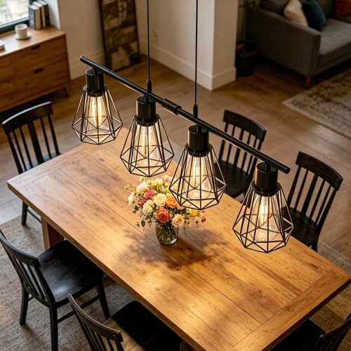 Dining Room Light Fixture Over Table