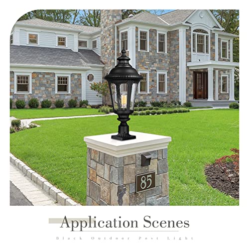Large Outdoor Post Light Fixture