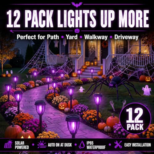 Solar Halloween Lights (12 Count)