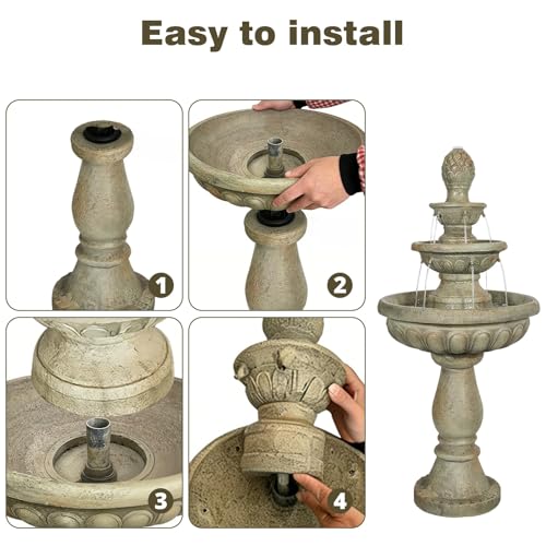 42.5" Water Fountain Outdoor