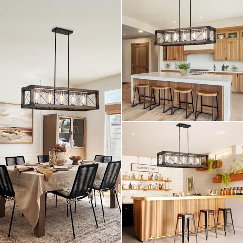 35" Farmhouse Chandelier