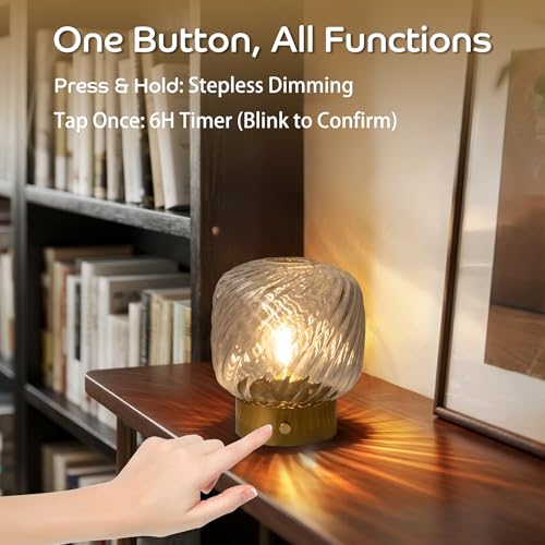 Battery Operated Table Lamp with Timer