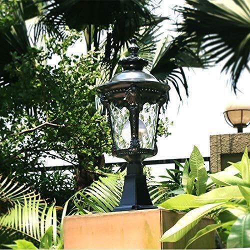 Traditional Outdoor Retro Pillar Light Classical Courtyard Column Lights Villas Door Aisle Garden Post Lamp Terrace Landscape Decorative Lighting Streetlights