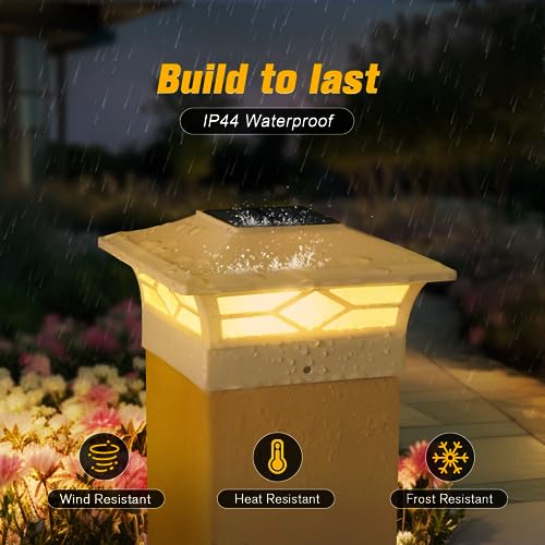Solar Fence Post Lights 6pack (6 Count)