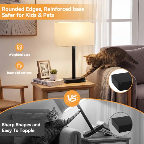 Bedside Lamps Set of 2 (2 Count)