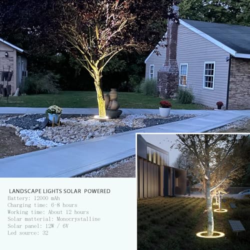 Solar Palm Tree Lights Outdoor