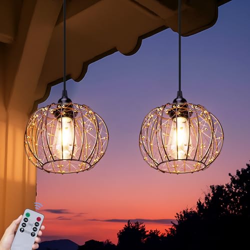 Battery Operated Hanging Chandelier Outdoor (3 Count)