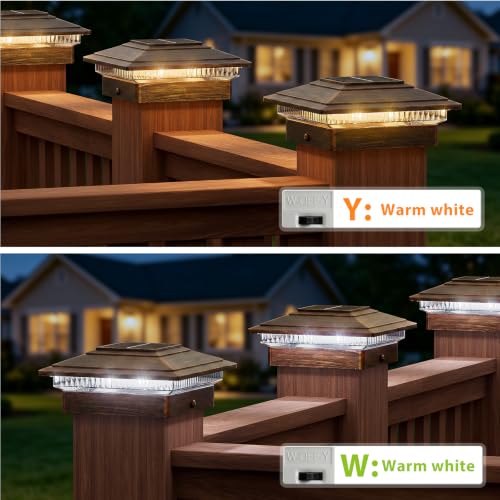 Solar Post Cap Lights 4pack (4 Count)