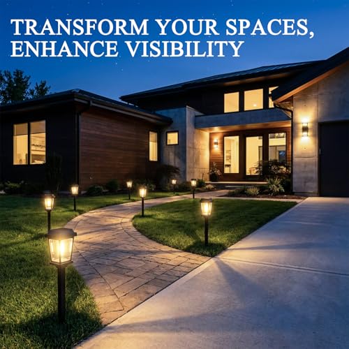 12 Pack Solar Lights Outdoor (12 Count)