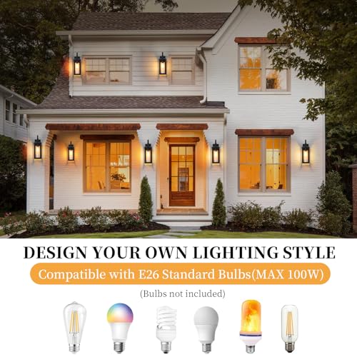 17" Large Outdoor Wall Lights for House 2 (2 Count)
