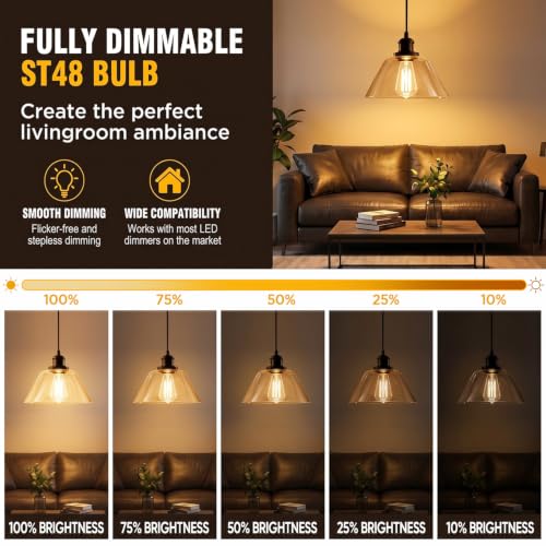 Dimmable LED Edison Light Bulbs
