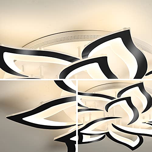 33.4" Modern LED Low Profile Flush Mount Ceiling Light
