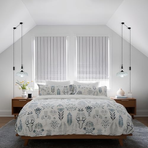 Plug in Glass Pendant Light Fixture Black Vintage Adjustable Chandelier Hanging Ceiling Light for Farmhouse Hallway Bedroom Foyer Kitcken Dining Room Island