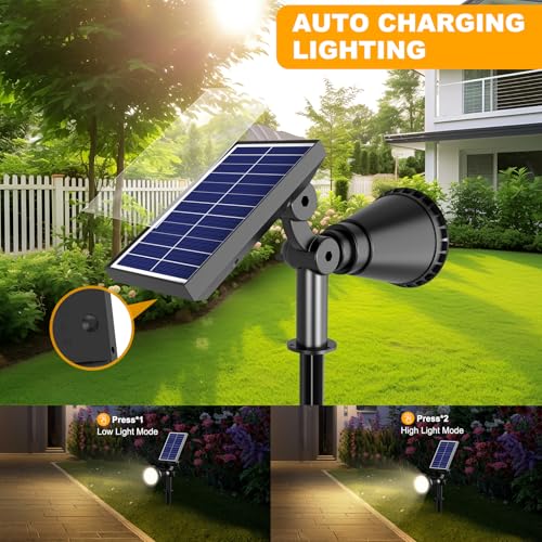 Solar Lights Outdoor Waterproof Spot Lights (3 Count)