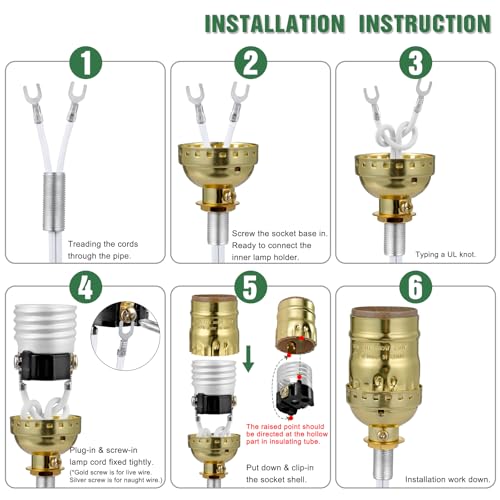 Keyless Lamp Socket (4 Count)