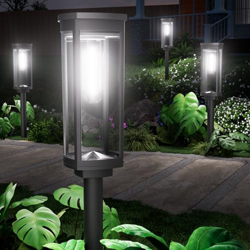 4 Pack Solar Pathway Lights Outdoor (4 Count)