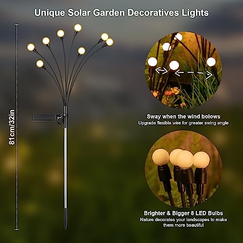 Solar Lights Outdoor (2 Count)