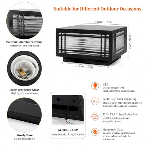 Outdoor Post Lights Hardwired
