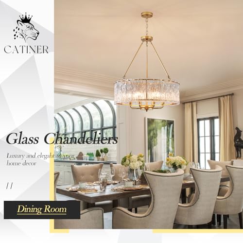 Modern 24.4" Crystal Glass Chandelier 8