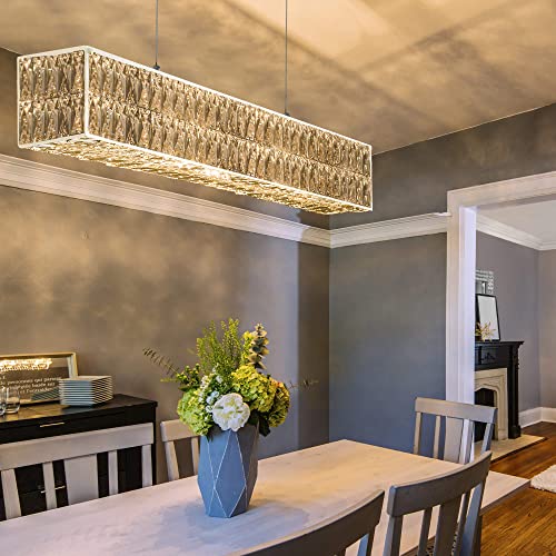 Modern Rectangle Chandelier for Dining Room