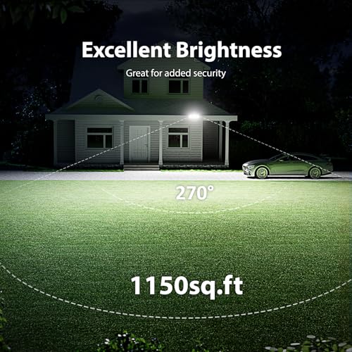 2 Pack 75W LED Motion Sensor Outdoor Lights (2 Count)