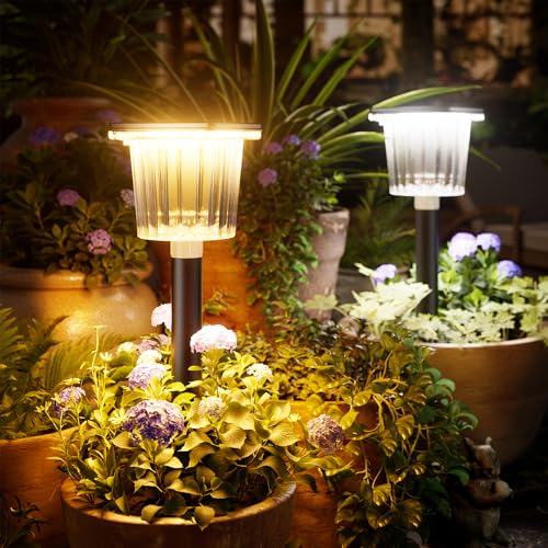 Super Bright Solar Pathway Lights 4 Pack (4 Count)
