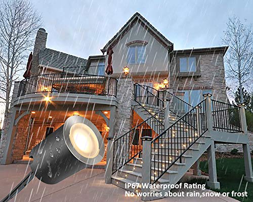 10 Pack Recessed LED Deck Light Kits with Protecting Shell (10 Count)