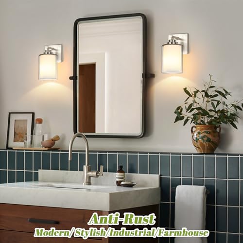 Set of 2 Wall Sconces for Bathroom (2 Count)