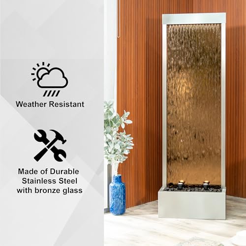 68 in H Freestanding Modern Indoor