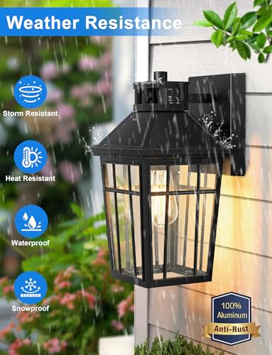 Motion Sensor Outdoor Wall Lights (2 Count)