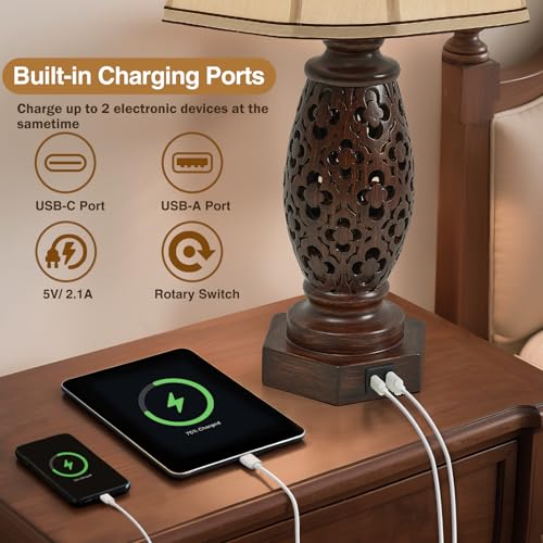 Bedside Lamps Set of 2 (2 Count)