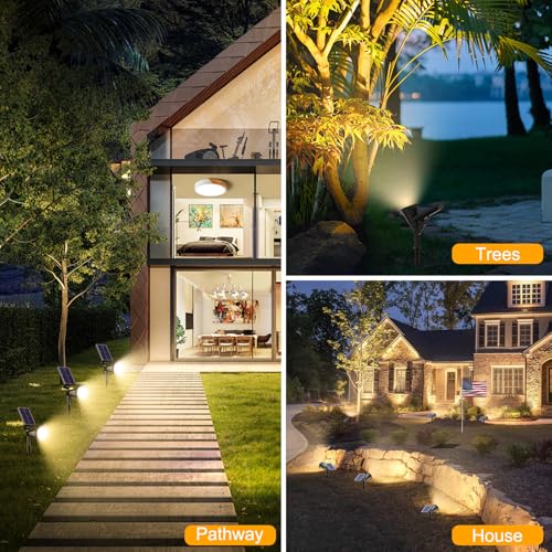 Solar Lights Outdoor Waterproof Spot Lights (4 Count)