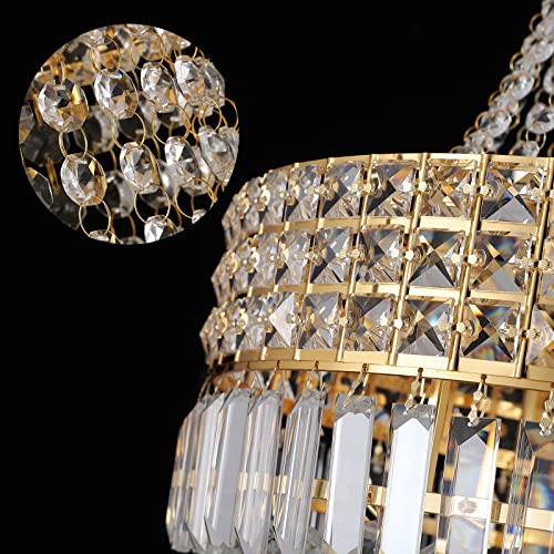 Crystal Chandeliers for Dining Room K9 Modern Crystal Chandelier Classic Luxury Imperial Style 9 Lights Chandelier Ceiling Dining Room Living Room Indoor Bedroom Chandelier