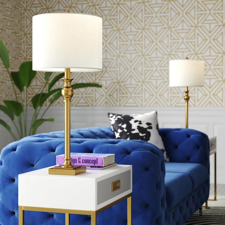 28" Buffet Table Lamps Set of 2 for Living Room (2 Count)