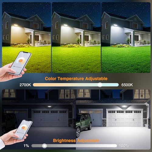 65W Smart Flood Light Outdoor (Black)
