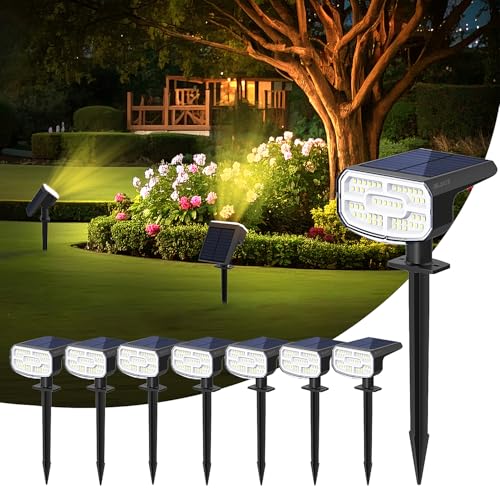 Solar Spot Lights Outdoor Waterproof (8 Count)