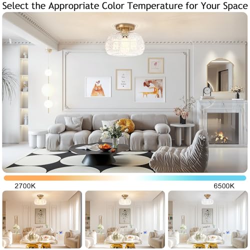 11" Flush Mount Ceiling Light
