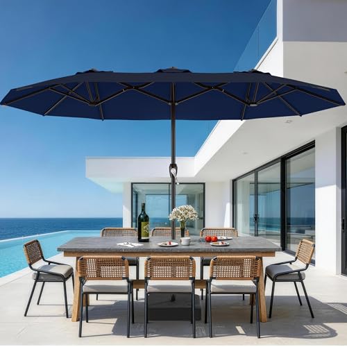 15FT Outdoor Patio Umbrella with Crank