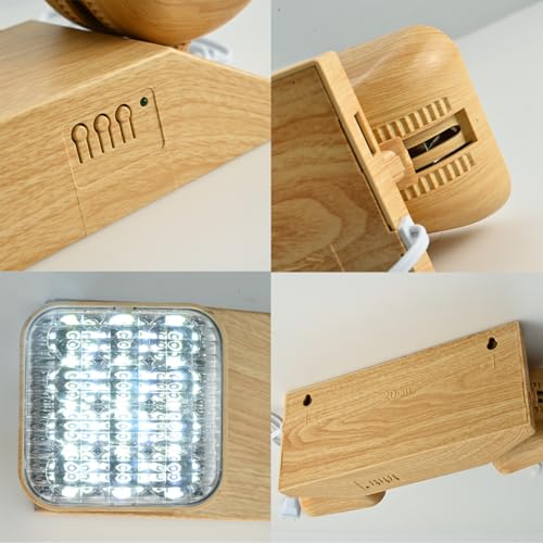 Plug in Emergency Lights for Business Home Power Failure 4Hours 300lm LED Rechargeable Light Fixtures with Battery Backup
