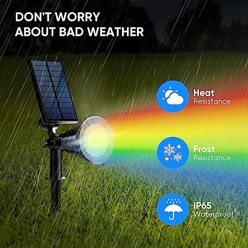Solar Spot Lights Outdoor (4 Count)