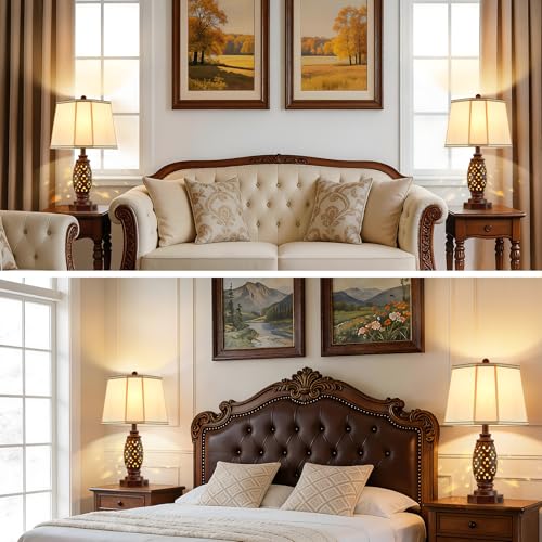 2 Pack Brown Rectangular Lampshades (2 Count)