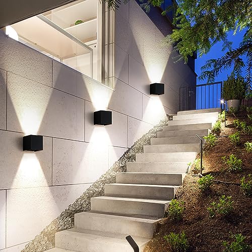 2‑Pack 20W LED Outdoor Wall Light