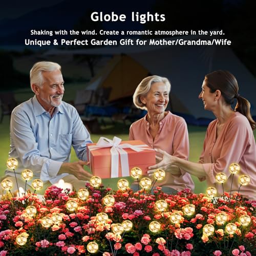 Solar Lights Outdoor Waterproof (4 Count)
