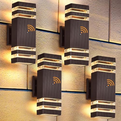 4 Pack Dusk to Dawn Outdoor Lighting (4 Count)