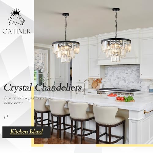 20" Modern Crystal Chandeliers