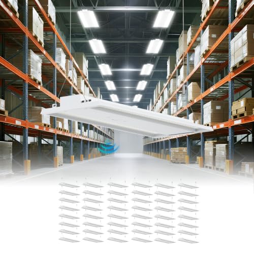48 Pack 400W 4FT Linear High Bay LED Shop Light (3 Count)