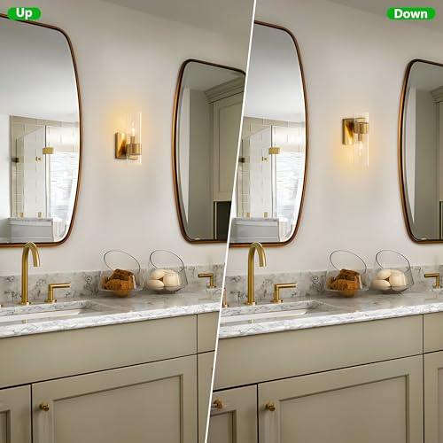 Brass Indoor Wall Sconces Set of Two