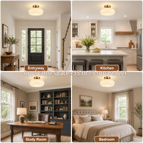 Small Semi Flush Mount Ceiling Light Fixture