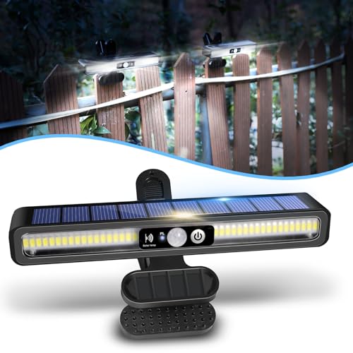 Clip On Solar Lights Outdoor with PIR Motion Sensor