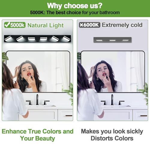 360° Rotate LED Bathroom Vanity Light Fixtures